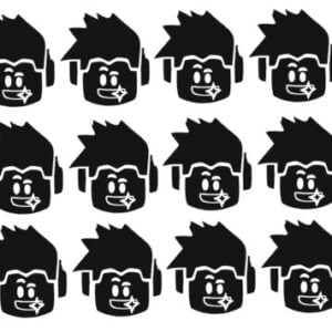 Roblox gezichtje stickers
