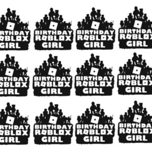 Roblox Birthday Girl Stickers