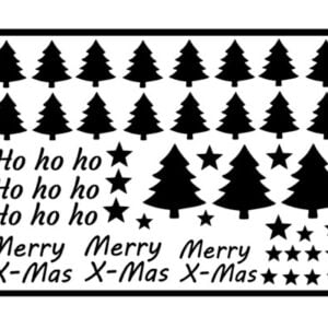 Kerstbalstickers 1