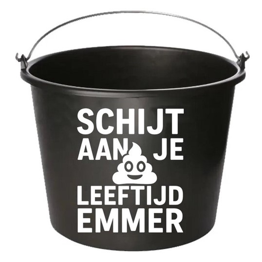 Schijt aan je leeftijd emmer